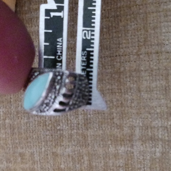 925 Sterling Silver Turquoise Earrings - Picture 8 of 11